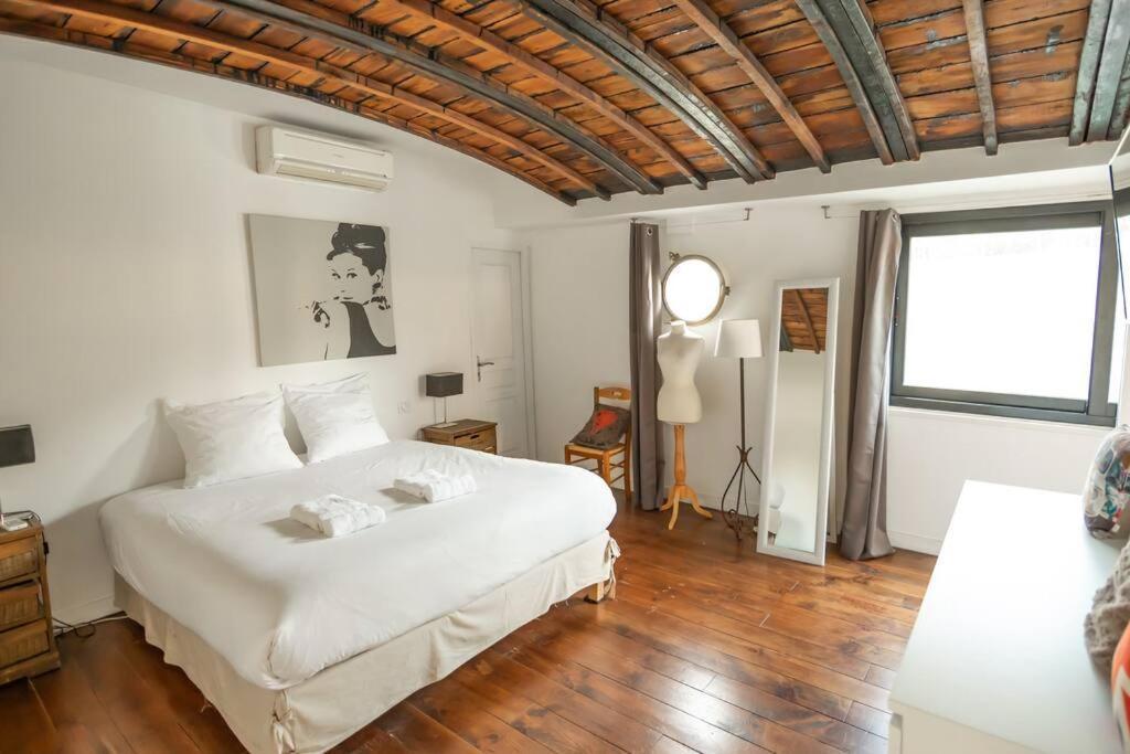Grande Peniche 4 Ch - 10 Pers -Paris - Ile De Puteaux- Terrasses Villa Luaran gambar
